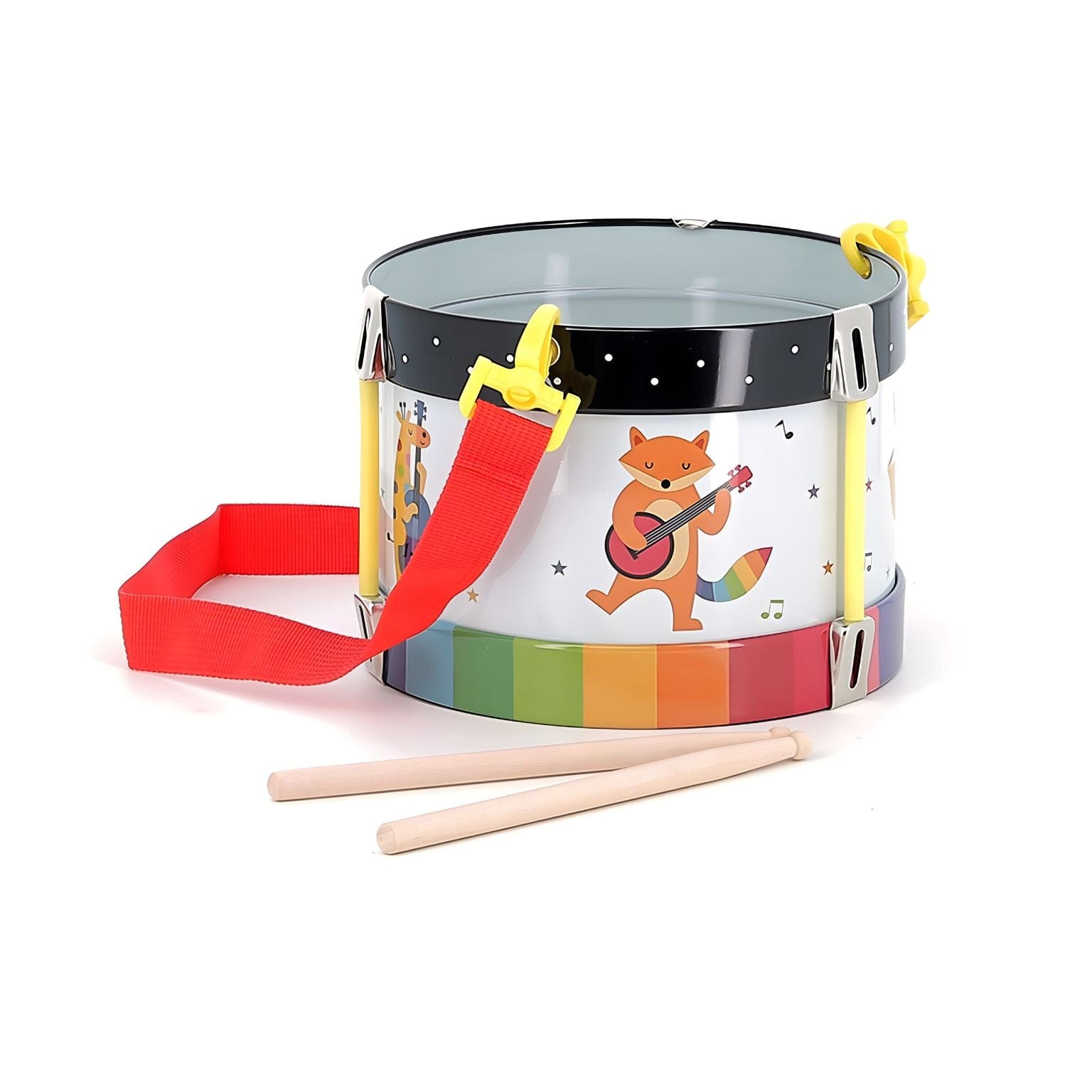 Apresentamos Tambor Arco-íris em metal com o SKU 26741725 recomendado para + 3 anos