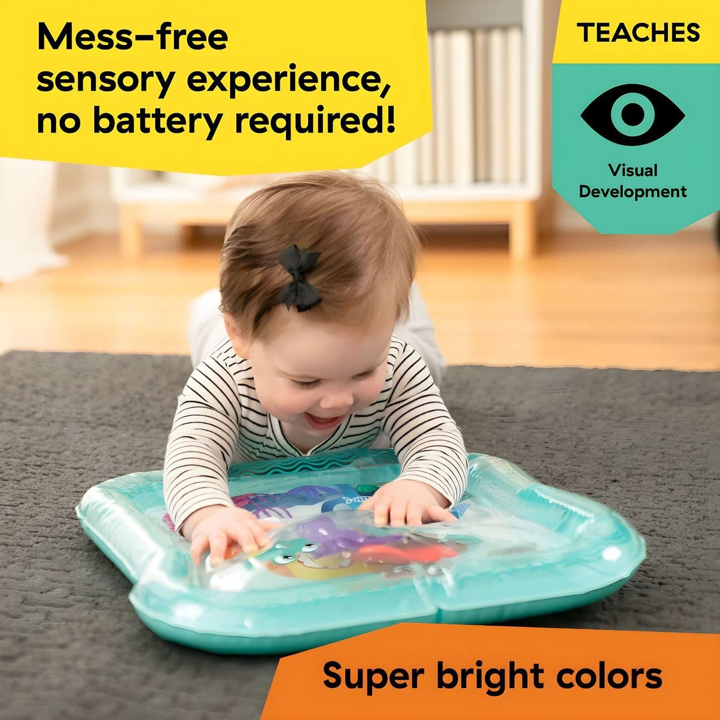 Apresentamos Tapete Sensorial de Água com o SKU 951684725 recomendado para + 0 meses