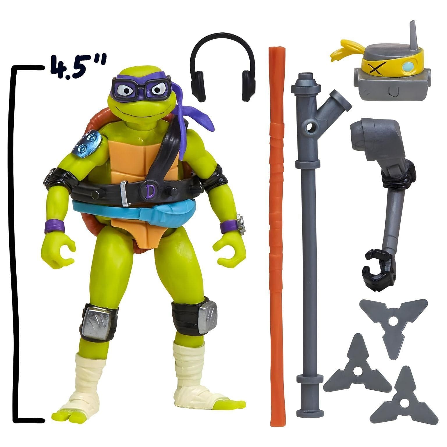 Apresentamos Tartarugas Ninja Mix n Match - Donatello com o SKU 234017325 recomendado para + 4 anos