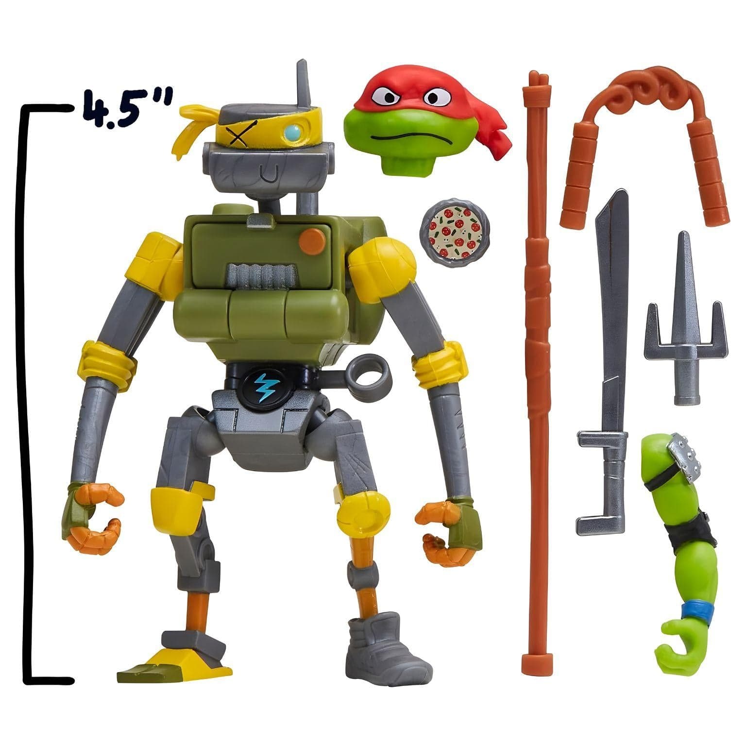 Apresentamos Tartaruga Ninja Mix n Match - Metalhead com o SKU 234017925 recomendado para + 4 anos