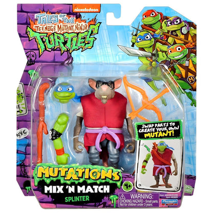 Tartaruga Ninja Mix n Match Splinter na embalagem