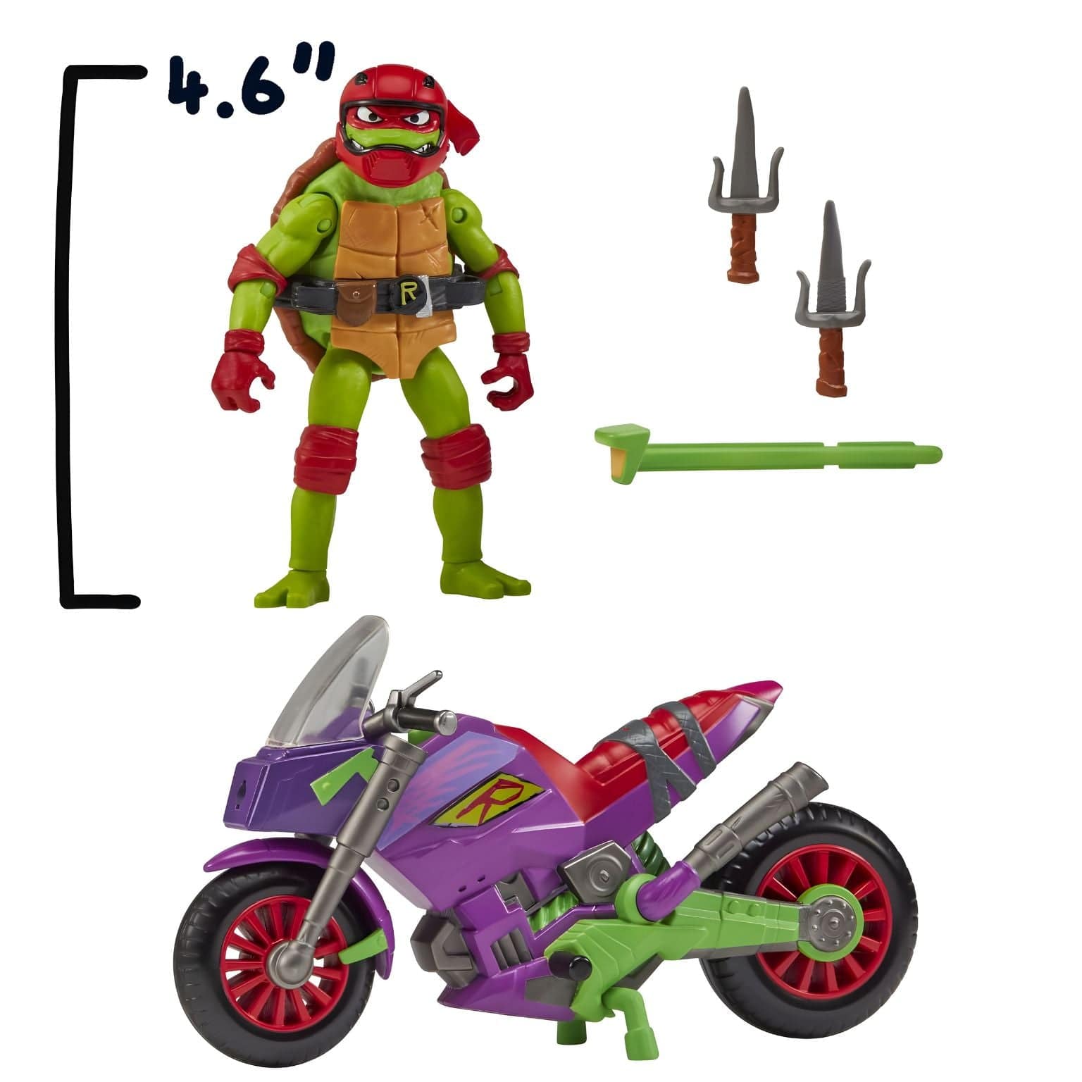 Apresentamos Tartarugas Ninja Mota do Dragão com o SKU 233980425 recomendado para + 4 anos