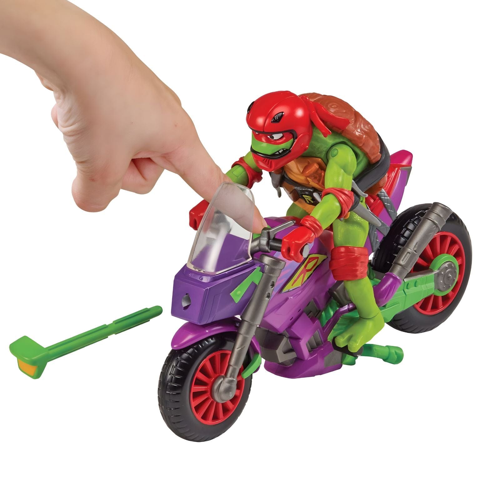 Apresentamos Tartarugas Ninja Mota do Dragão com o SKU 233980425 recomendado para + 4 anos