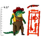 Apresentamos Tartarugas Ninja Mutant Mayhen - Leatherhead com o SKU 233874425 recomendado para + 4 anos