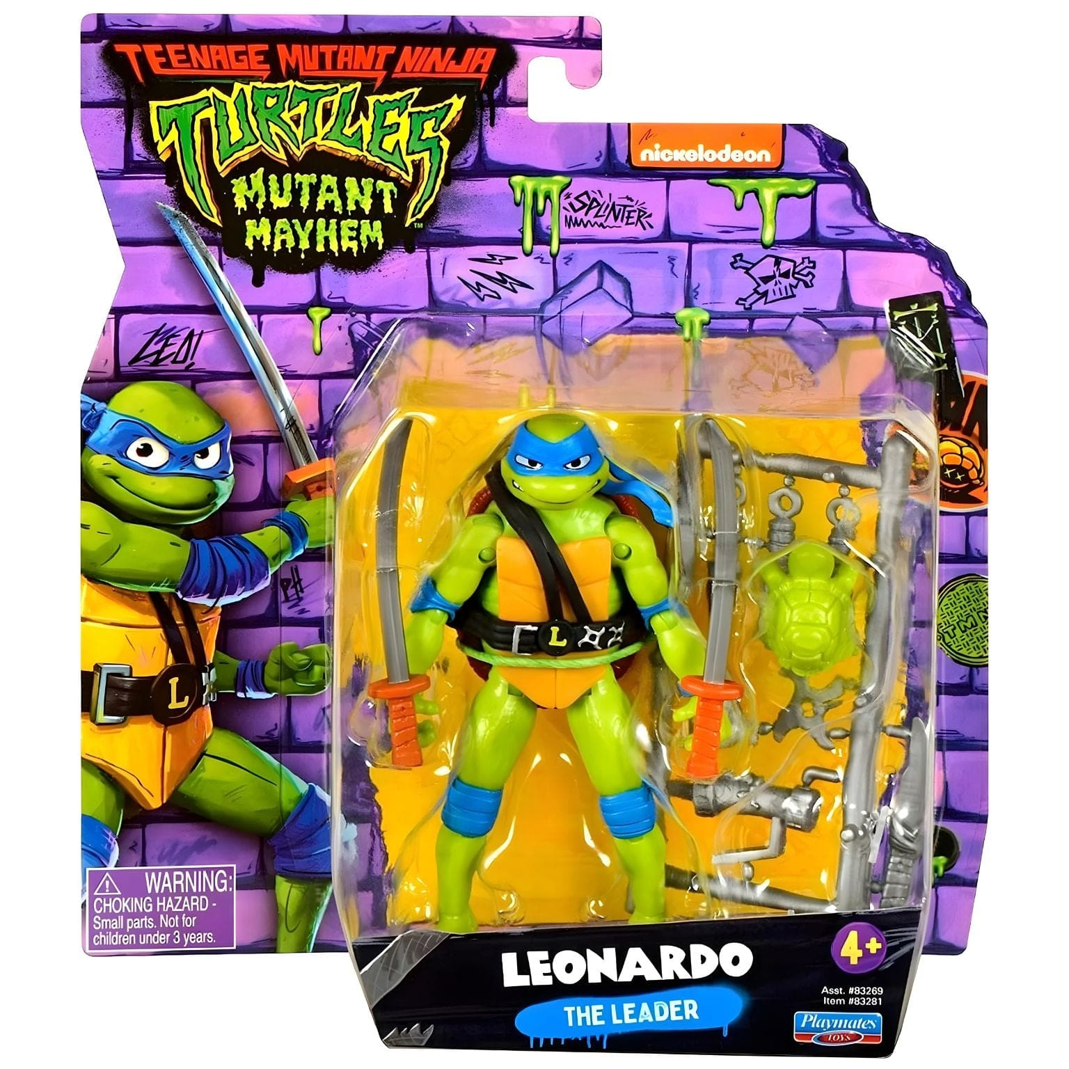 Apresentamos Tartarugas Ninja Mutant Mayhen - Leonardo com o SKU 233873625 recomendado para + 4 anos