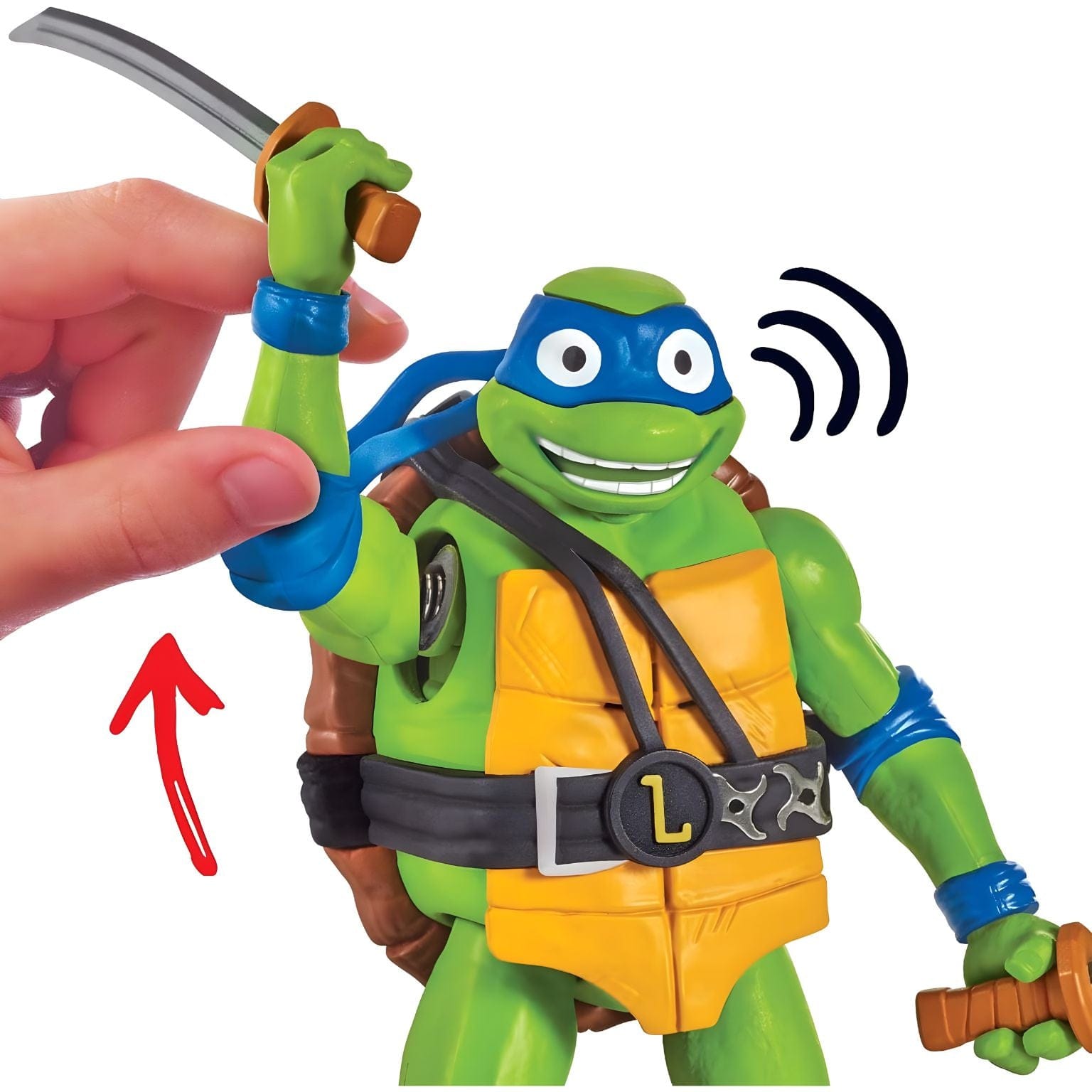 Apresentamos Tartarugas Ninja Shouts - Leonardo com o SKU 233874725 recomendado para + 4 anos
