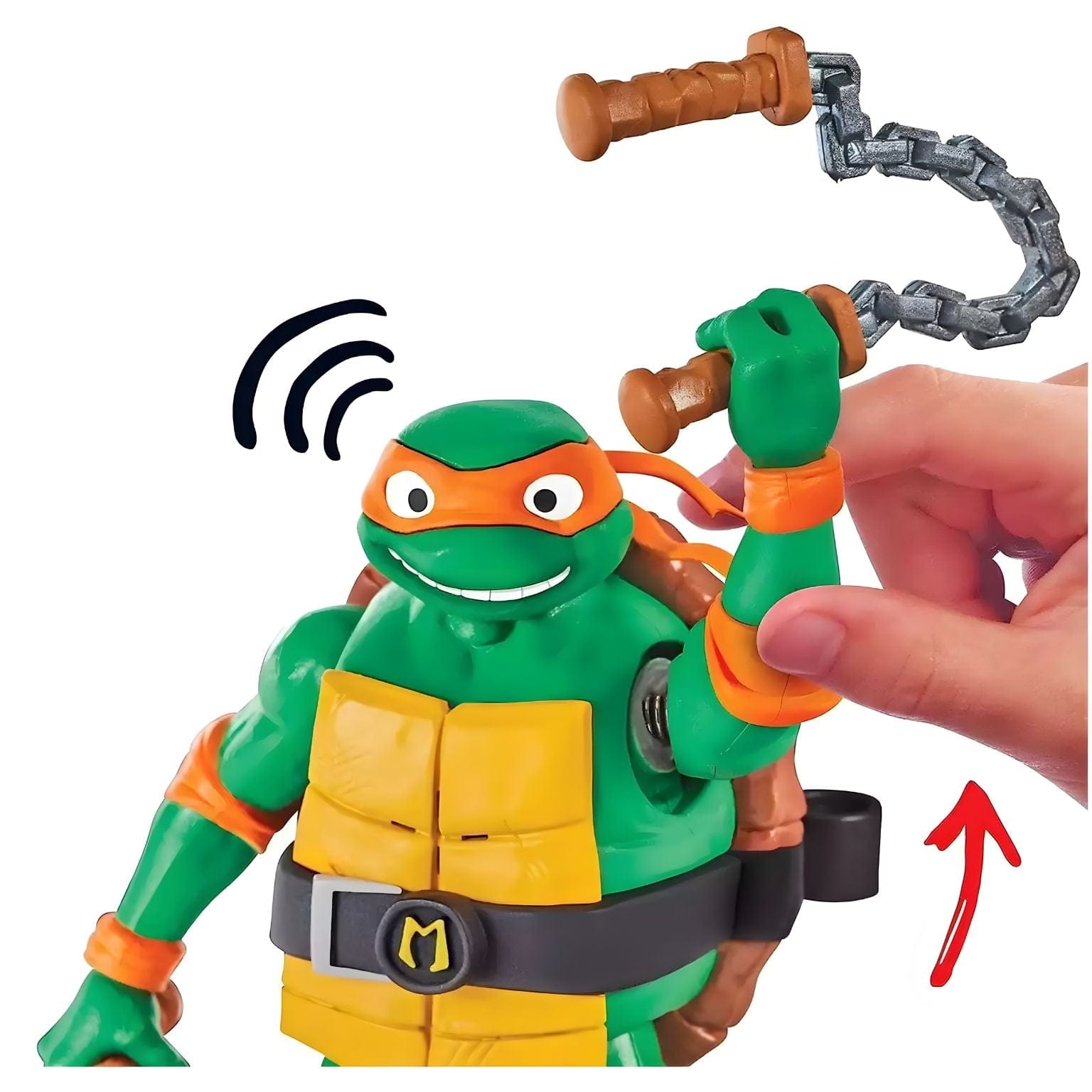 Apresentamos Tartarugas Ninja Shouts - Michelangelo com o SKU 233874925 recomendado para + 4 anos