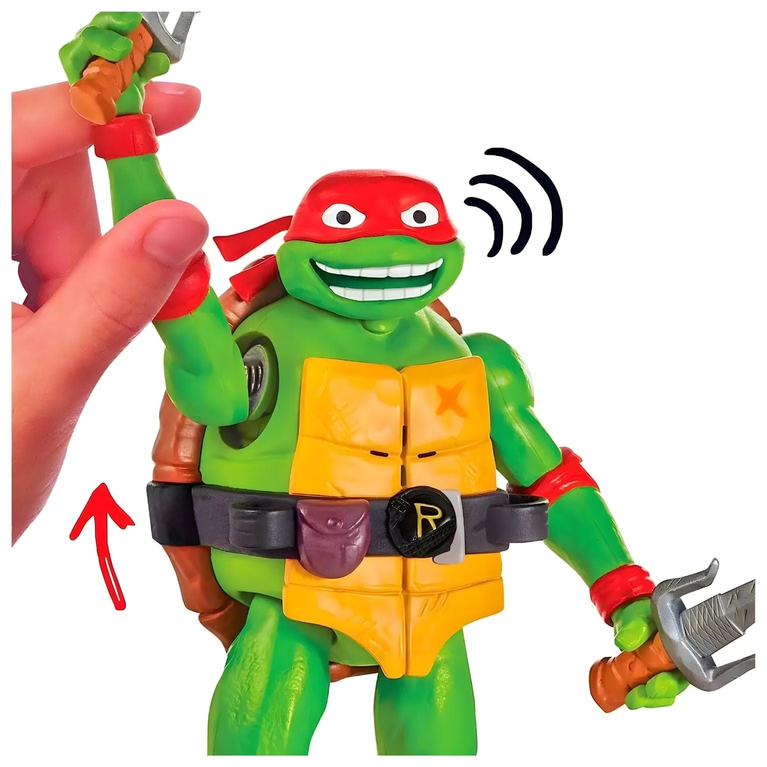 Apresentamos Tartarugas Ninja Shouts - Raphael com o SKU 233875025 recomendado para + 4 anos