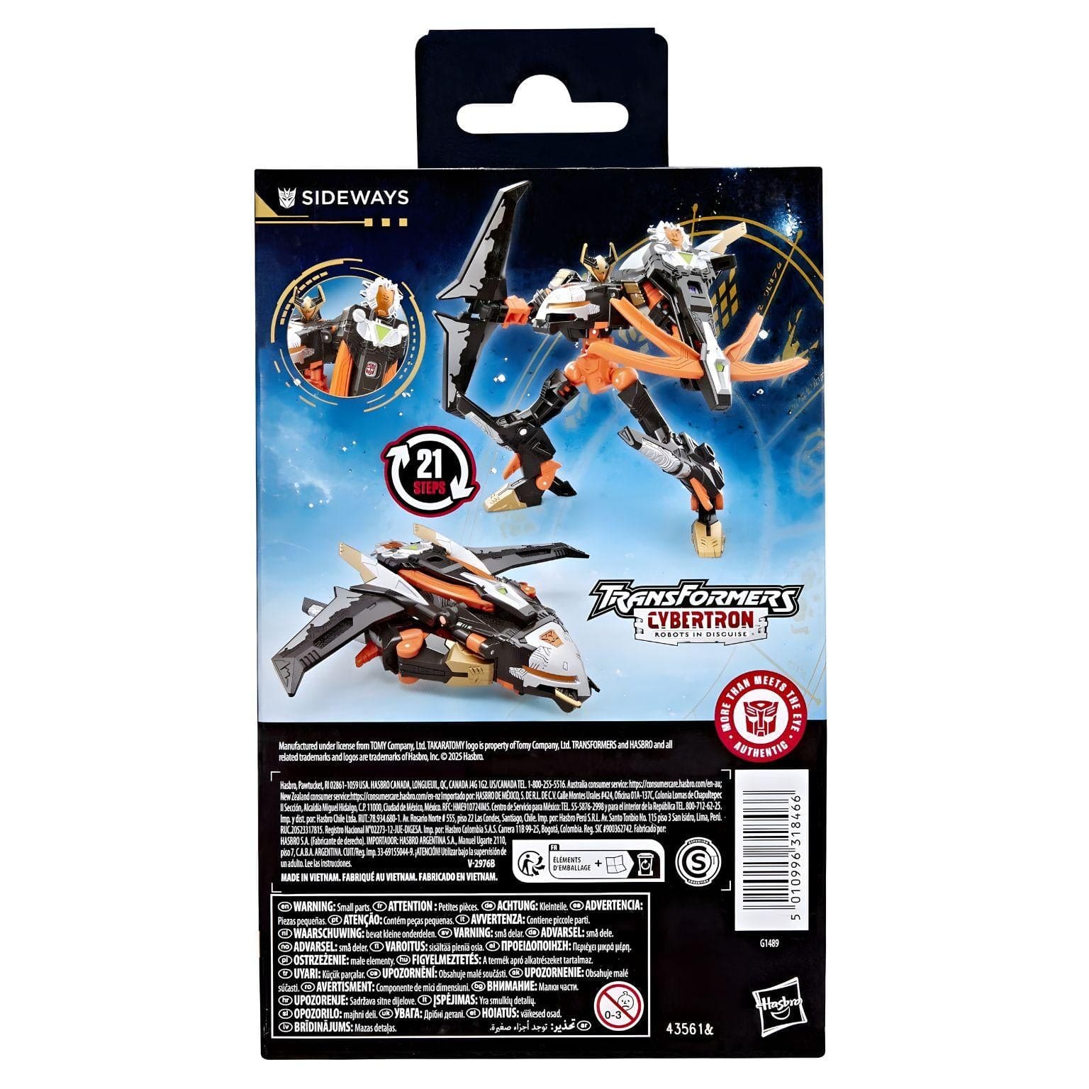 Apresentamos Transformers Age of The Primes - Sideways com o SKU 861489525 recomendado para + 8 anos