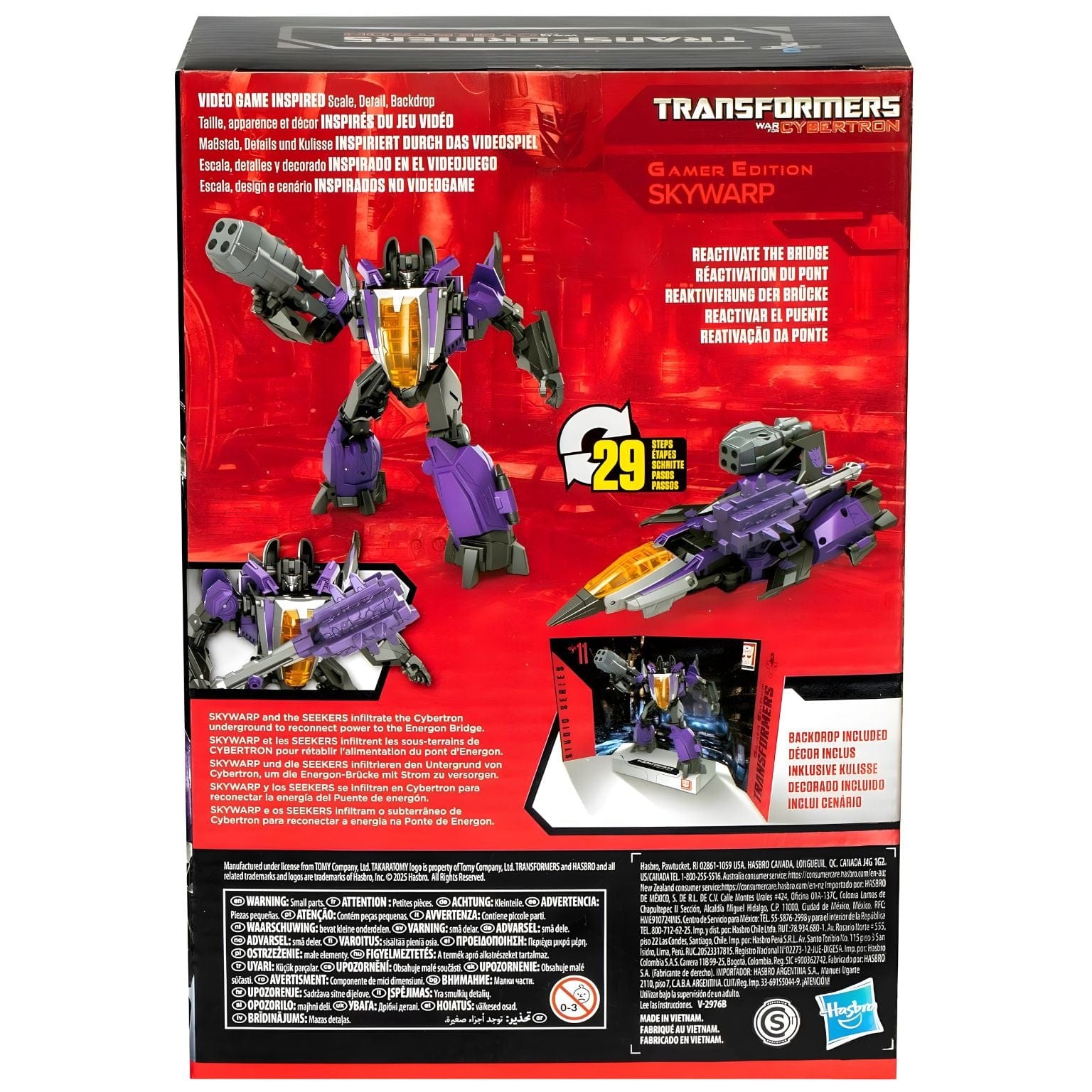 Apresentamos Transformers Studio Series Skywarp 16 cm com o SKU 860053425 recomendado para + 8 anos