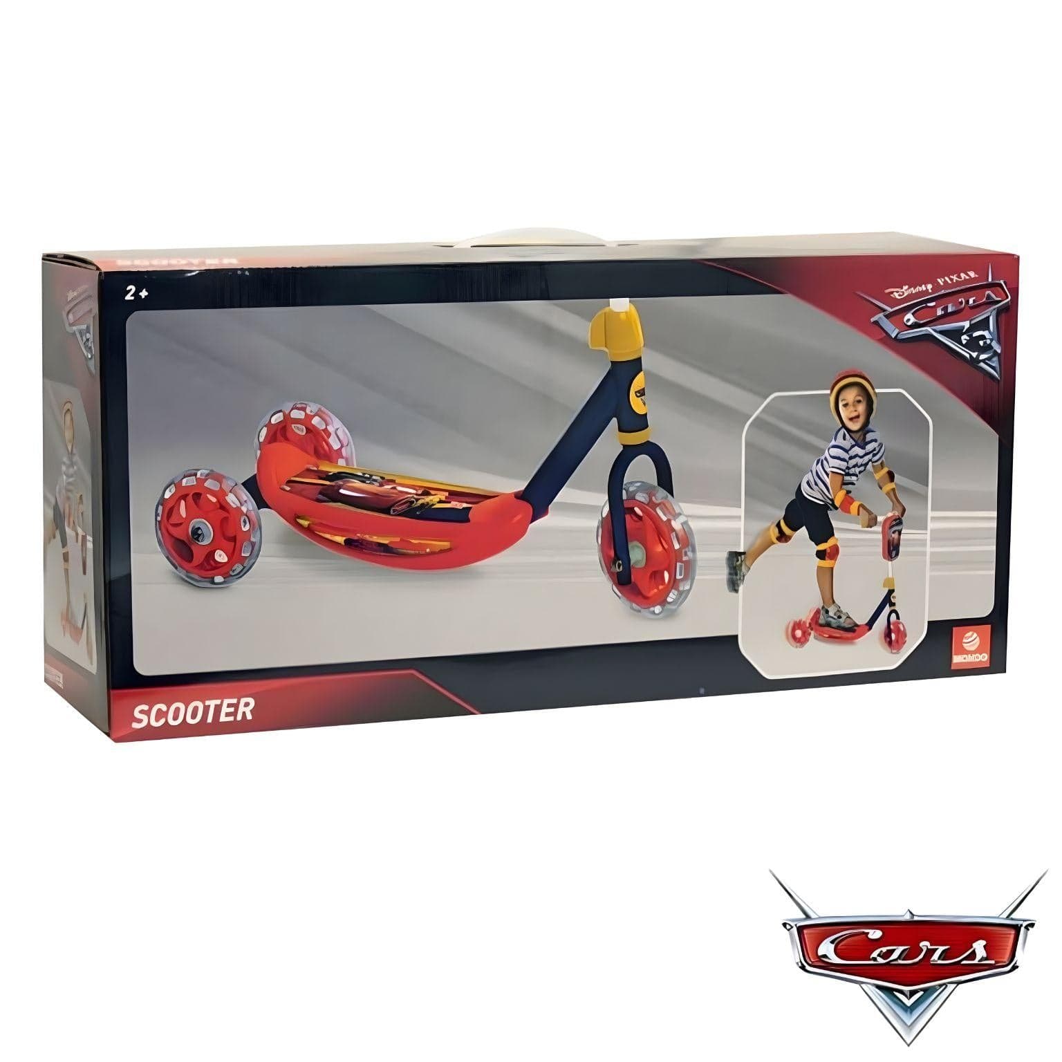 Apresentamos Trotinete 3 Rodas do Cars com o SKU 171800522 recomendado para + 2 anos