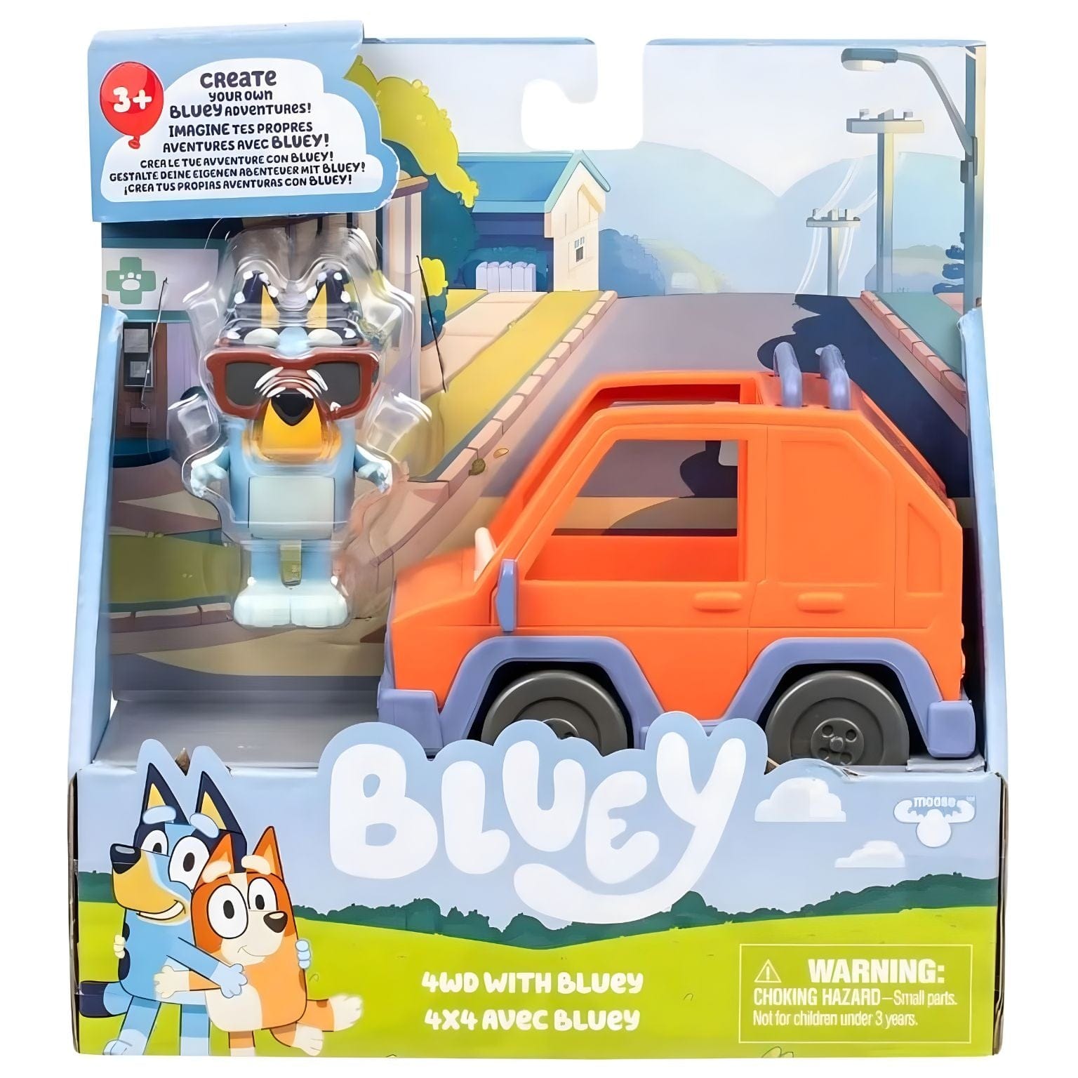 Apresentamos Veículo da Bluey 4 x 4 com o SKU 231892625 recomendado para + 3 anos