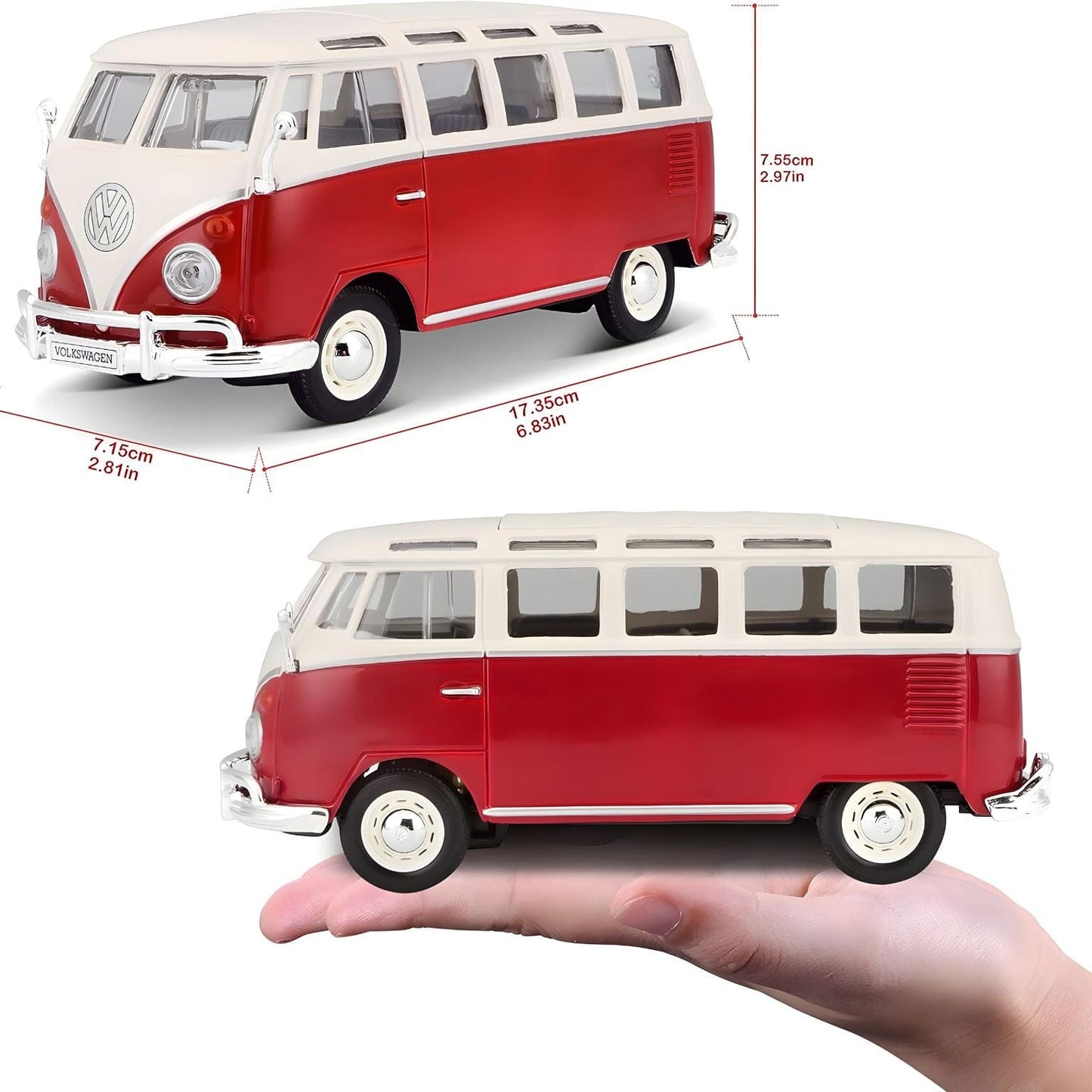 Apresentamos Volkswagen T1 Van Samba 1961 com o SKU 683195625 recomendado para Maisto