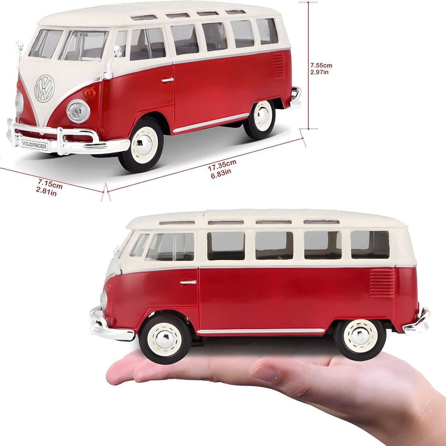 Apresentamos Volkswagen T1 Van Samba 1961 com o SKU 683195625 recomendado para Maisto