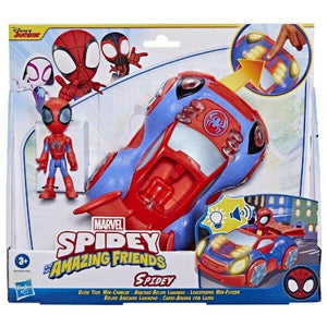 Spidey and His Amazing Friends Carro-Aranha com luzes - Brincatoys