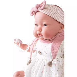 Apresentamos A minha Primeira Reborn - Alexandra com bandolete com o SKU 578127823 recomendado para + 3 anos