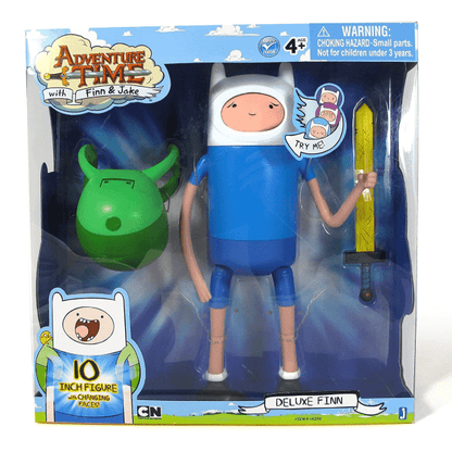 Apresentamos Adventure Time - Finn com Expressões Faciais Intercambiáveis com o SKU 231423017 recomendado para + 4 anos