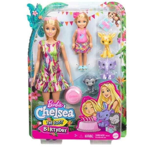 Apresentamos Barbie e Chelsea Aniversário com o SKU 851839722 recomendado para + 3 anos