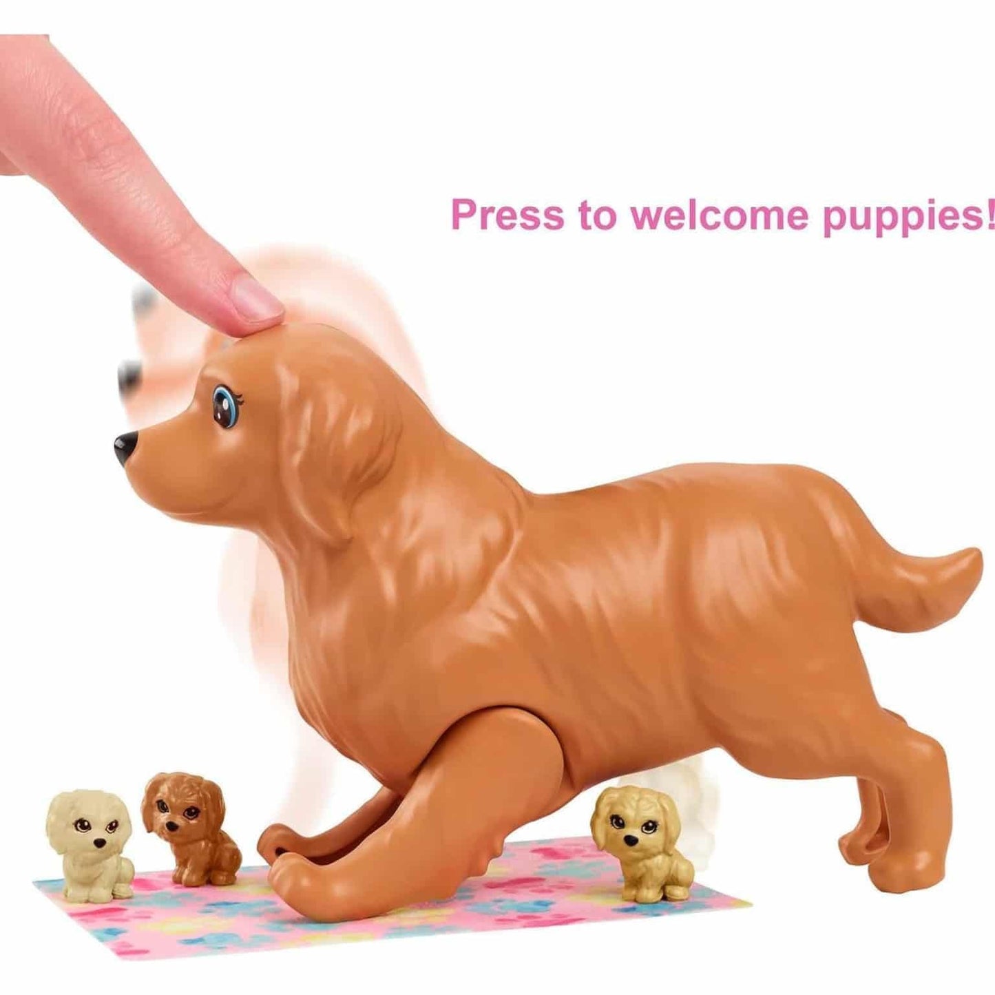 Apresentamos Barbie e os cãezinhos Recém-Nascidos com o SKU 770124424 recomendado para + 3 anos