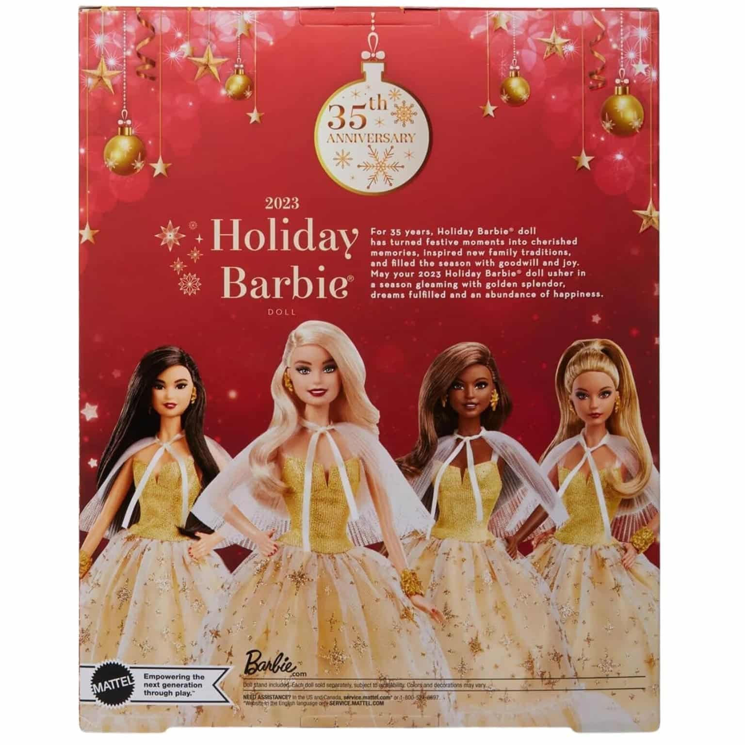 Apresentamos Barbie Signature - Holiday 2023 com o SKU 230969223 recomendado para + 6 anos