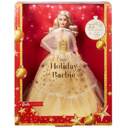 Apresentamos Barbie Signature - Holiday 2023 com o SKU 230969223 recomendado para + 6 anos