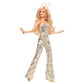 Apresentamos Barbie The Movie - Barbie em Macacão Disco Dourado com o SKU 231608223 recomendado para + 12 anos