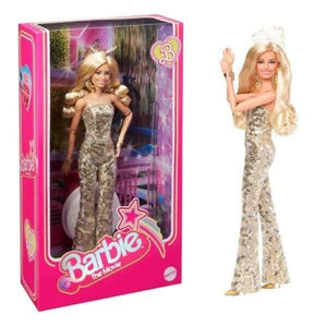 Apresentamos Barbie The Movie - Barbie em Macacão Disco Dourado com o SKU 231608223 recomendado para + 12 anos