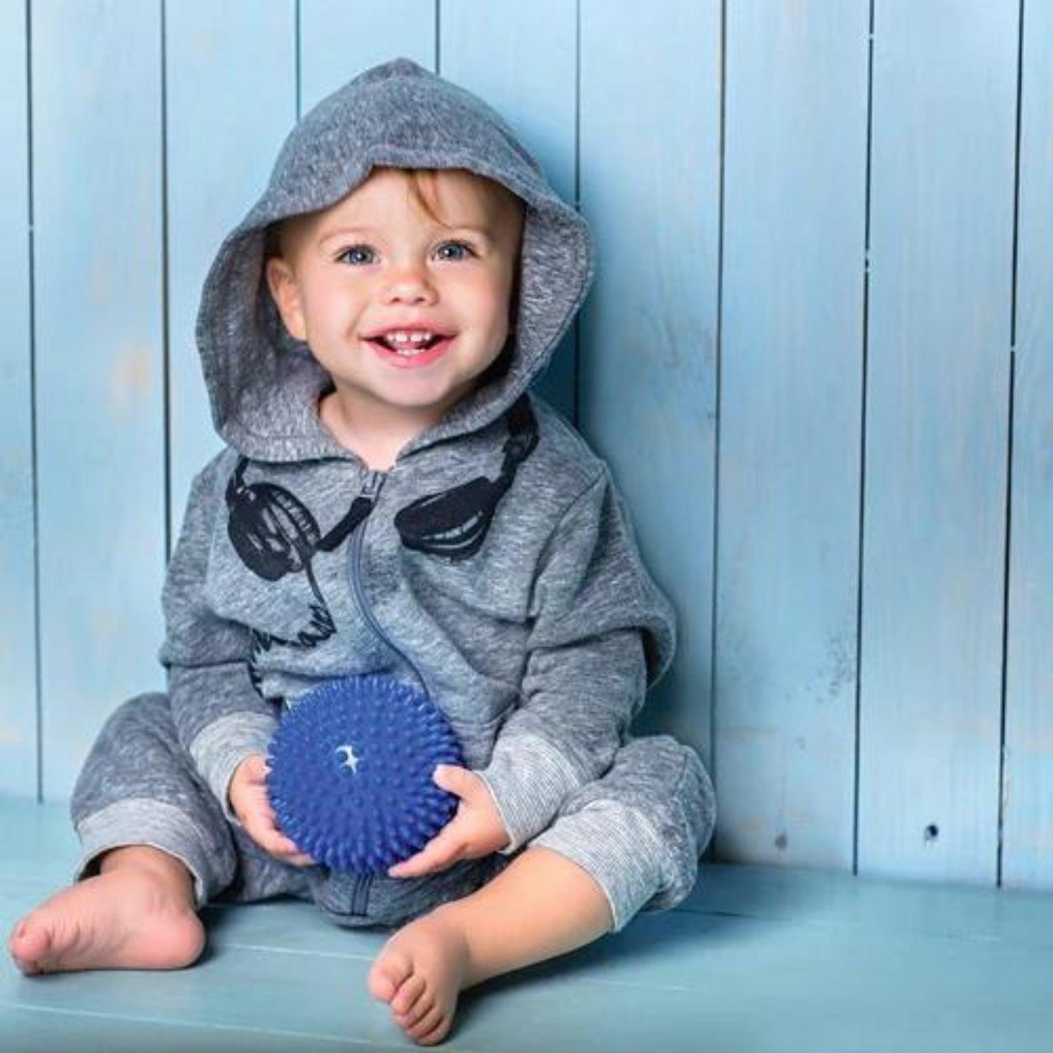 Apresentamos Bola Sensorial Azul com o SKU 588630224 recomendado para + 6 meses