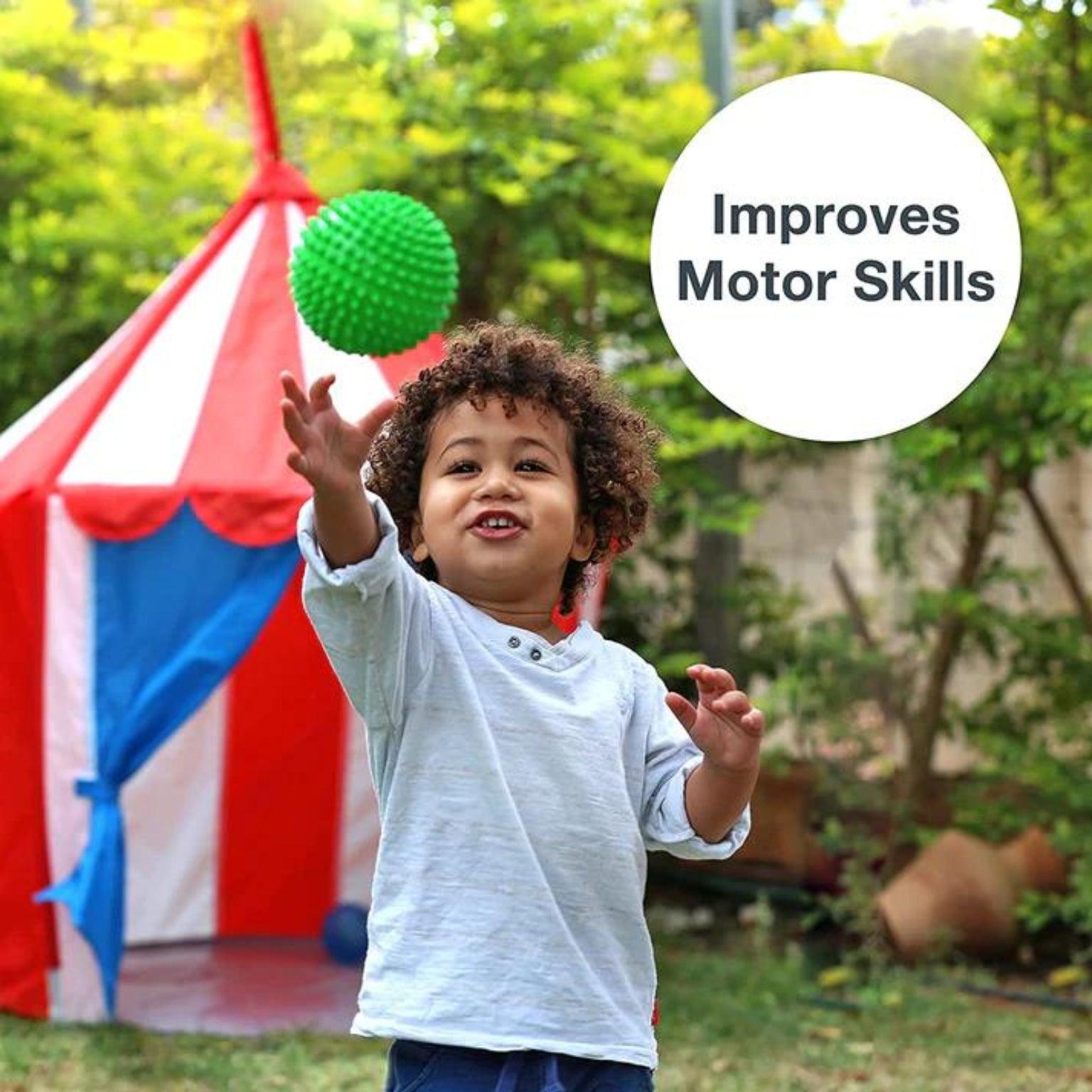 Apresentamos Bola Sensorial Verde com o SKU 588630324 recomendado para + 6 meses