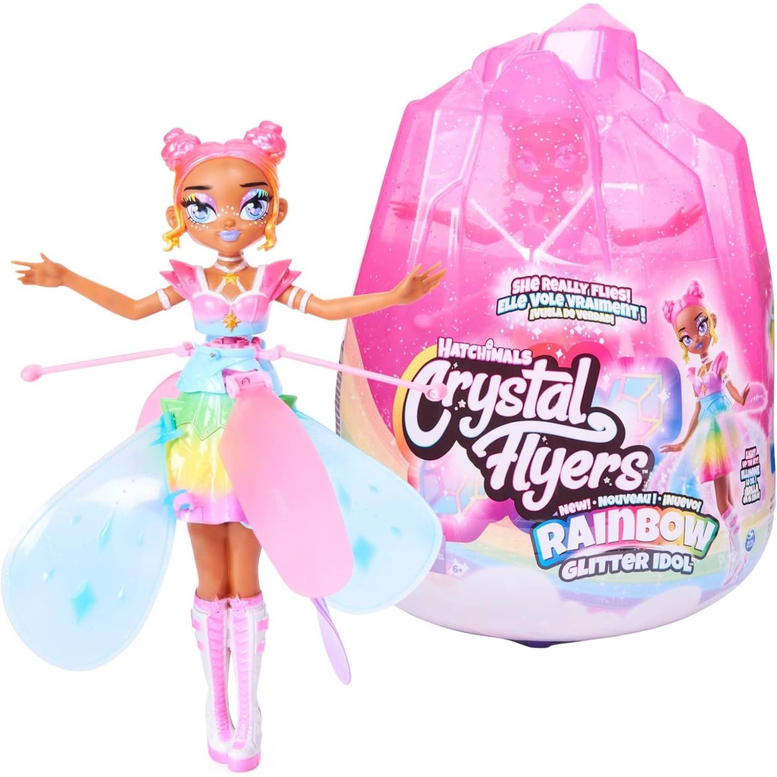Apresentamos Boneca Crystal Flyers Rainbow Glitter com o SKU 774456923 recomendado para + 6 anos