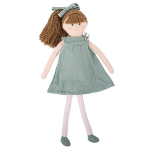 Apresentamos Boneca de Pano com Vestido verde com o SKU 790186122 recomendado para + 0 meses