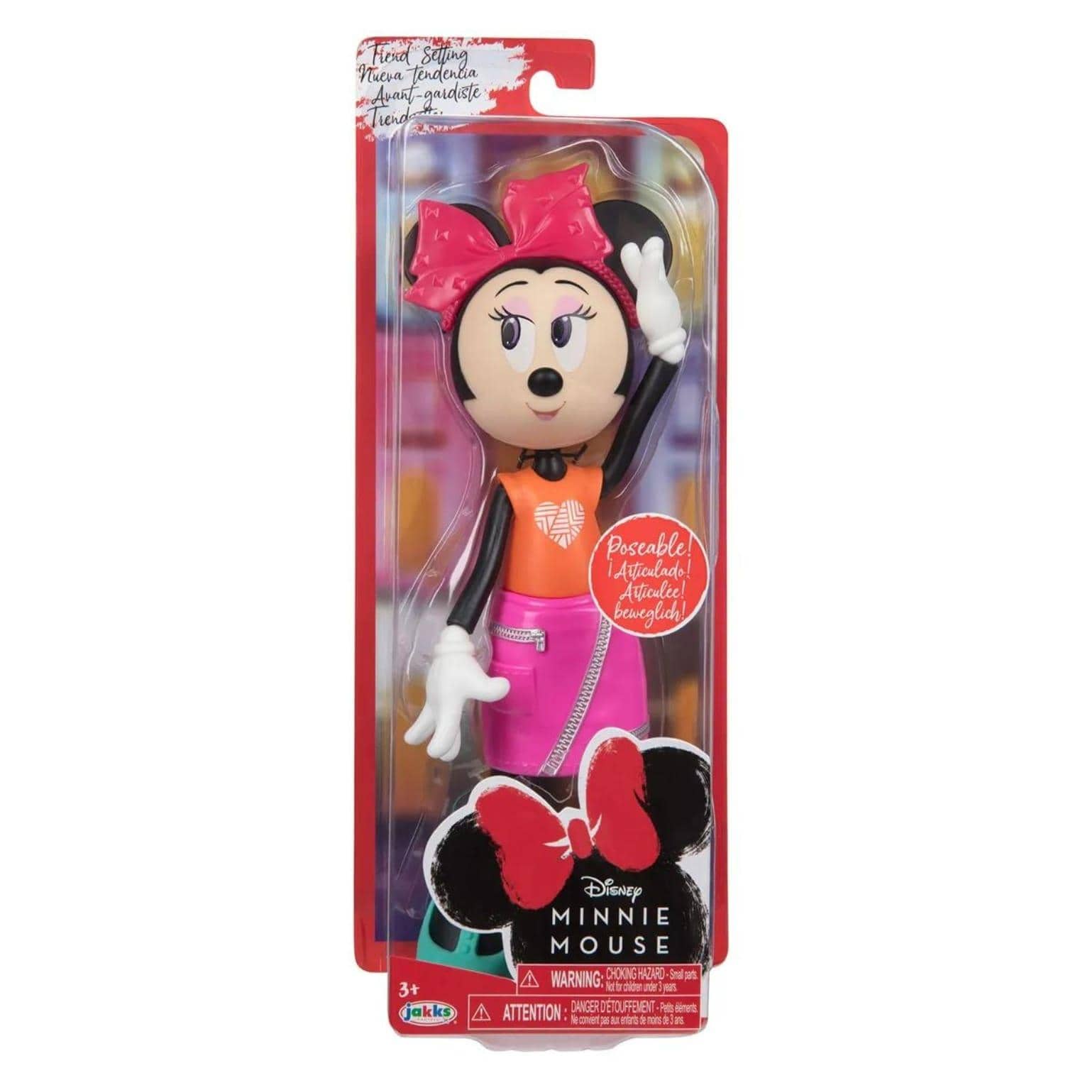Apresentamos Boneca Minnie com saia cor-de-rosa com o SKU 772164523 recomendado para + 3 anos