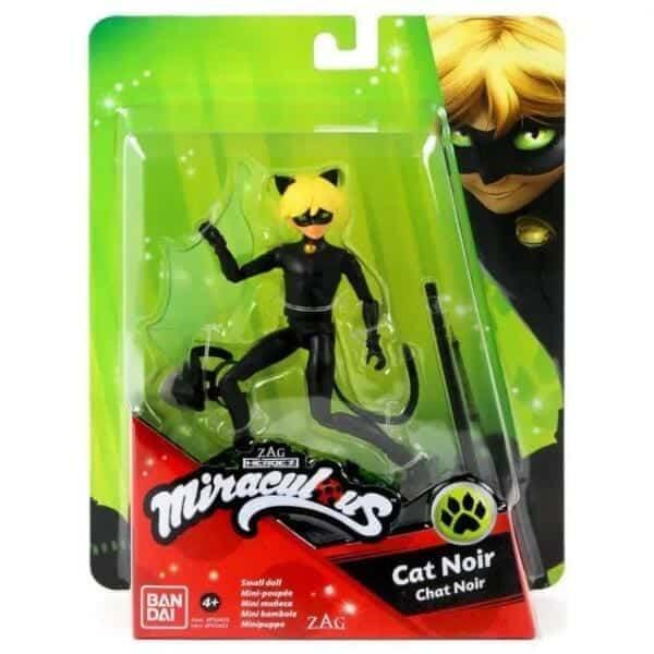 Boneco Ladybug - Cat Noir 13 cm - Brincatoys