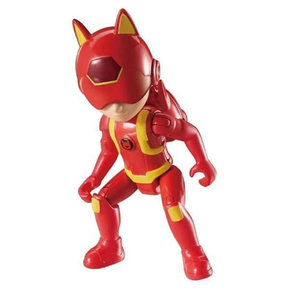 Figura Matt Petronix Defenders em pose de ação, vista de lado