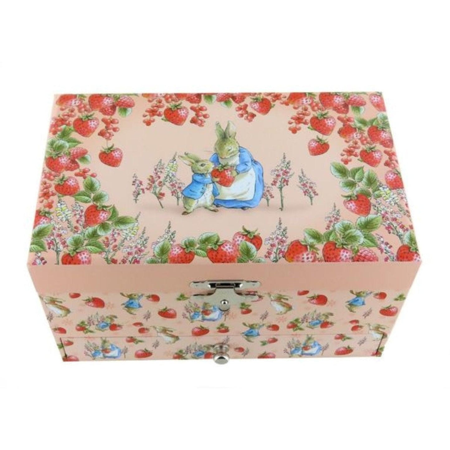 Apresentamos Caixa de música com gaveta - Peter Rabbit Morangos com o SKU 796086123 recomendado para + 3 anos
