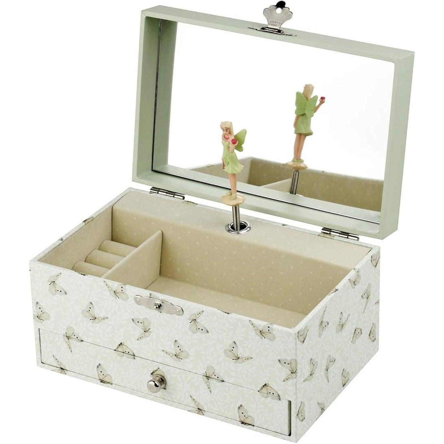 Apresentamos Caixa de Jóias Musical Rectangular - Fadas e Flores com o SKU 796061723 recomendado para + 4 anos