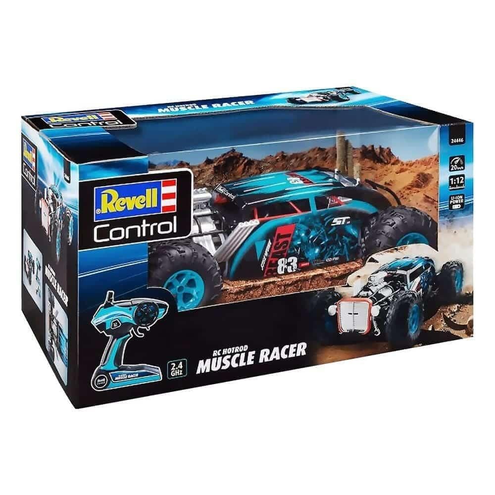 Apresentamos Carro RC Hotrod Muscle Racer com o SKU 862444621 recomendado para + 8 anos
