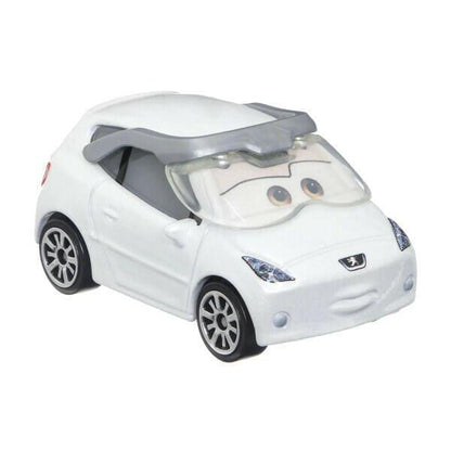 Cars Lee Race: carro branco de olhos expressivos