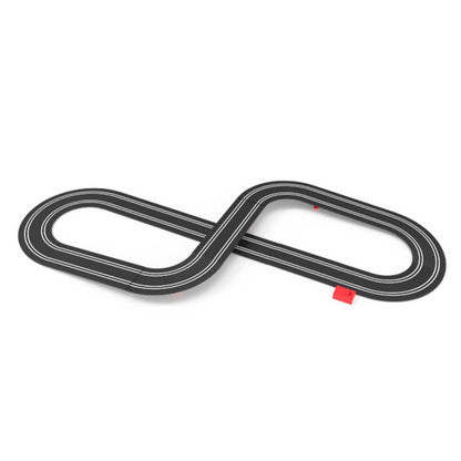 Pista do Circuito Scalextric Chrono Masters montada em forma de oito