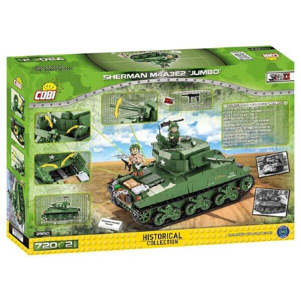 Apresentamos Cobi Tanque Sherman M4A3E2 "Jumbo" com o SKU 86255022 recomendado para + 10 anos