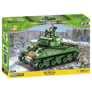 Apresentamos Cobi Tanque Sherman M4A3E2 "Jumbo" com o SKU 86255022 recomendado para + 10 anos