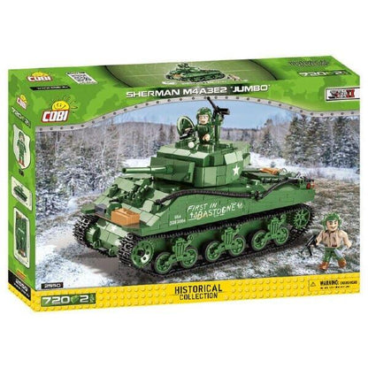 Apresentamos Cobi Tanque Sherman M4A3E2 "Jumbo" com o SKU 86255022 recomendado para + 10 anos