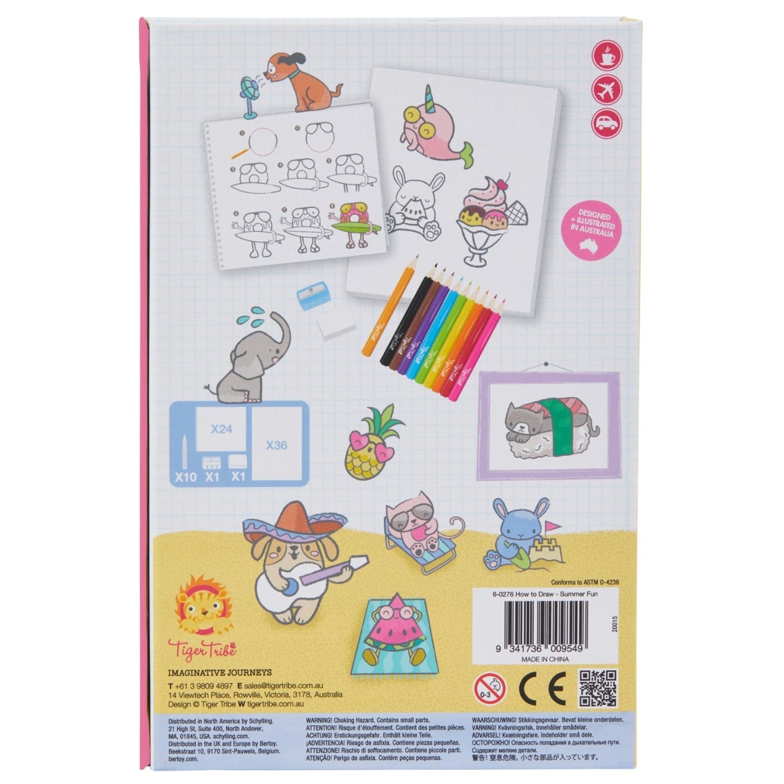 Apresentamos Como desenhar Verão Divertido com o SKU 836027621 recomendado para + 5 anos