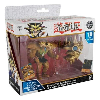 Conjunto 2 figuras Yu-Gi-Oh Exodia The Forbidden One & Castle Of Dark Illusions - Brincatoys