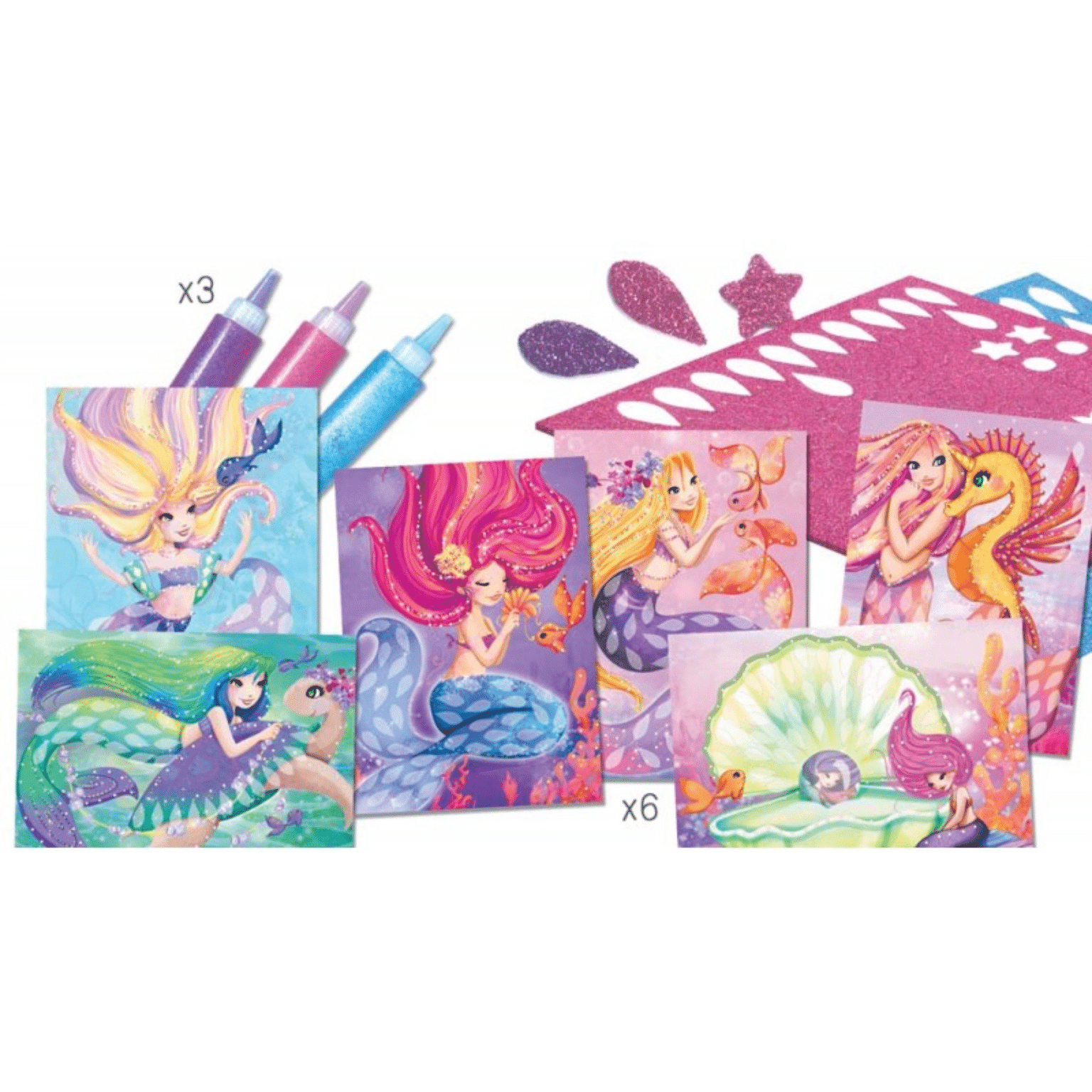 Apresentamos Conjunto de actividades Sereias Cintilantes com o SKU 711392123 recomendado para + 5 anos