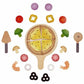 Apresentamos Conjunto Pizza com o SKU 82317323 recomendado para + 3 anos