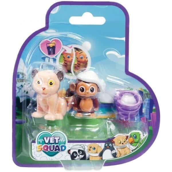 Apresentamos Conjunto Vet Squad - Leão e Macaco com o SKU 843420421 recomendado para + 3 anos