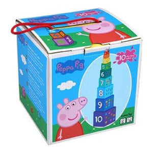 Apresentamos Cubos de Empilhar Peppa Pig com o SKU 50899923 recomendado para + 2 anos