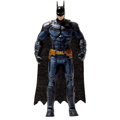 DC Batman Arkham Knight: figura flexível com fato azul-escuro e capa