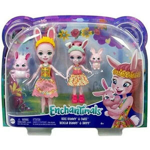 Apresentamos Enchantimals Bree Bunny e Bedelia Bunny com o SKU 850900822 recomendado para + 4 anos